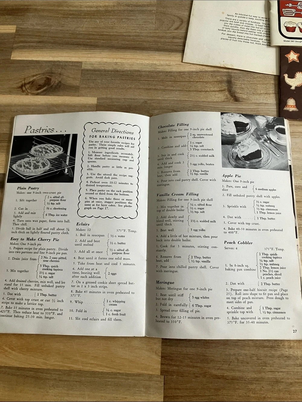 Bundle of Vintage Cookbooks from Manufacturers: Sears, Kenmore, Mirro Aluminum
